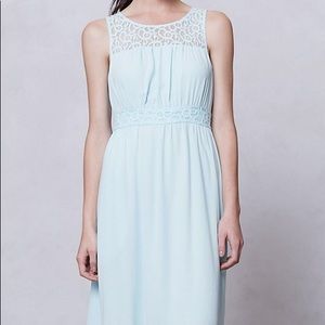 Blue Anthropologie dress